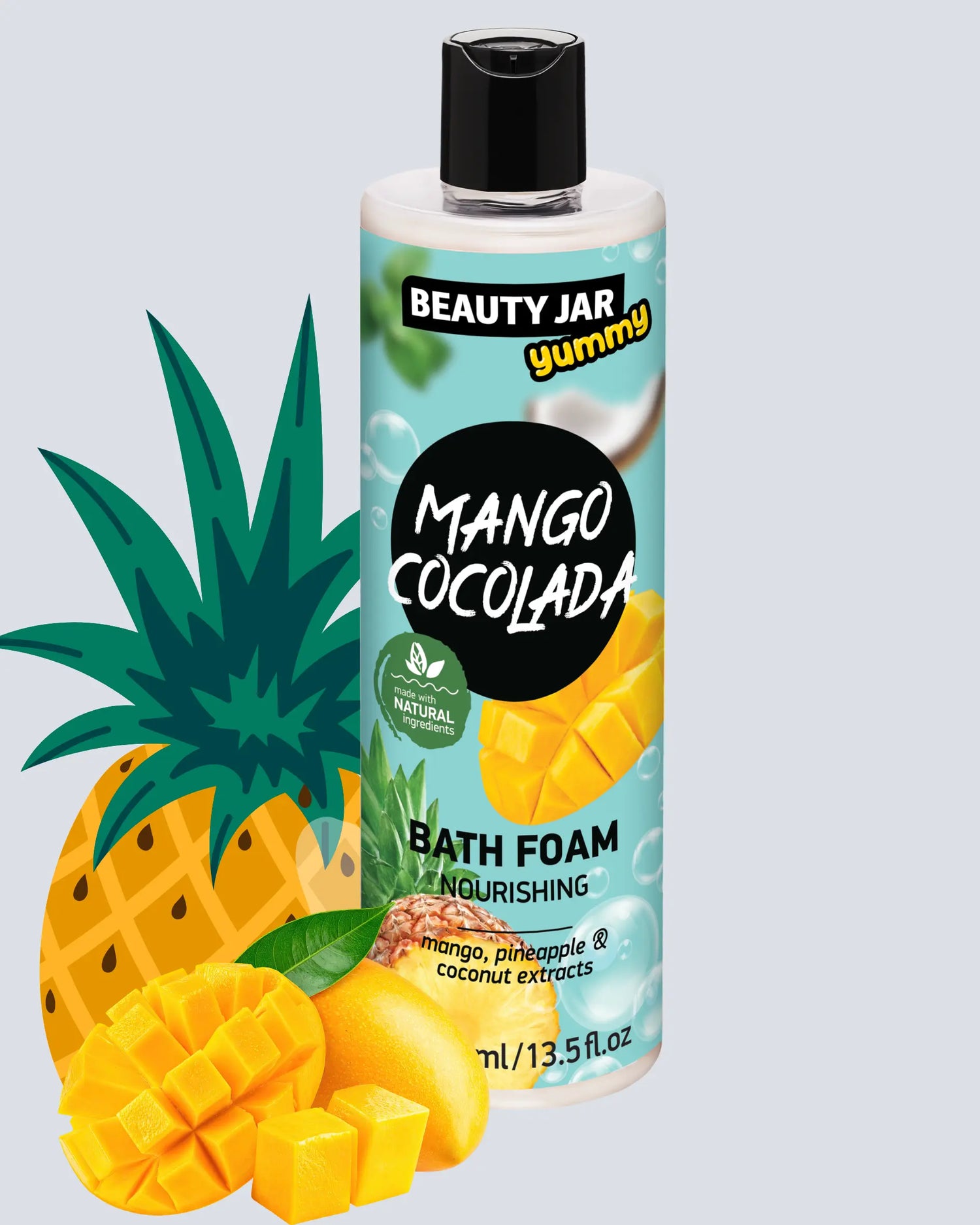 Yummy Mango Cocolada – skummende bath foam