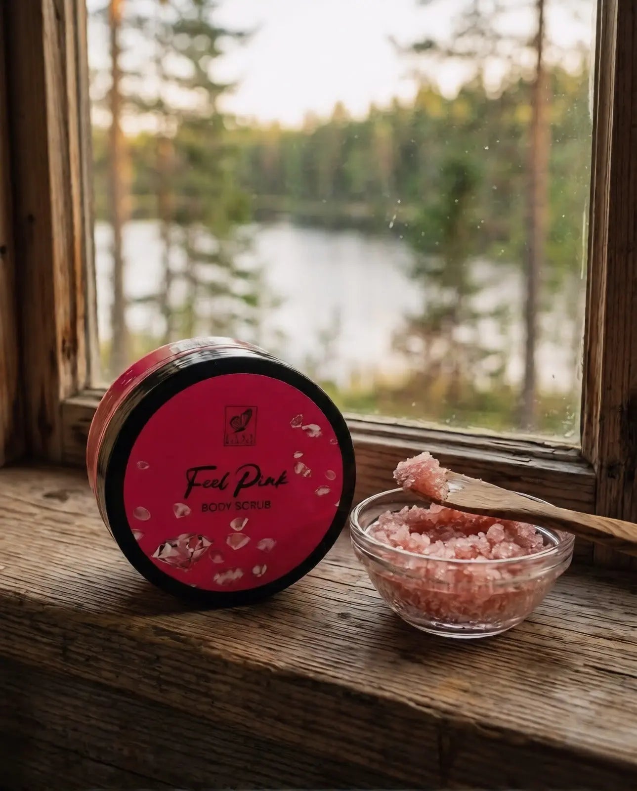 Feel Pink kroppsskrubb 200g
